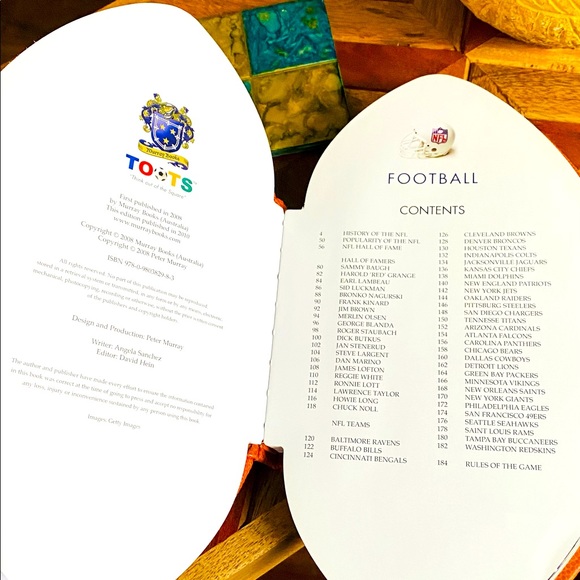 NFL FOOTBALL HISTORY BOOK, Collectors - Picture 3 of 9